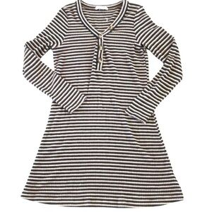AMERICAN Eagle NWOT striped Henley tee dress medium